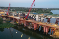 Строительство моста на М-4 "Дон"