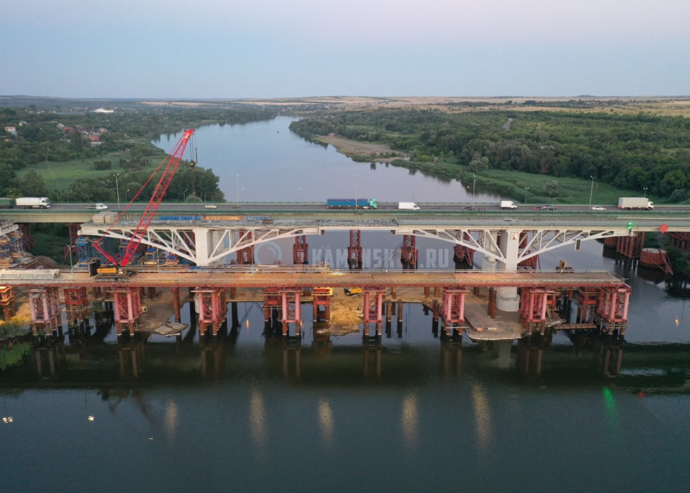 Строительство моста через Северский Донец (М-4 «Дон»)