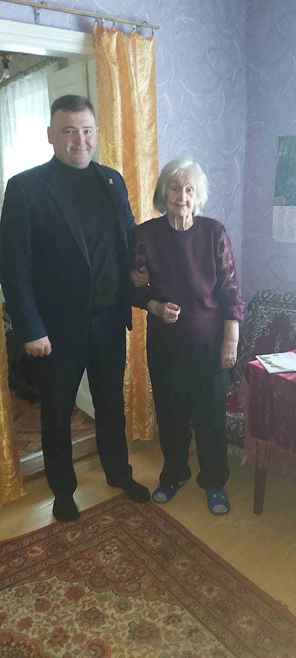 Жительнице Каменского района Данильченко Нине Афанасьевне исполнилось 95 лет!
