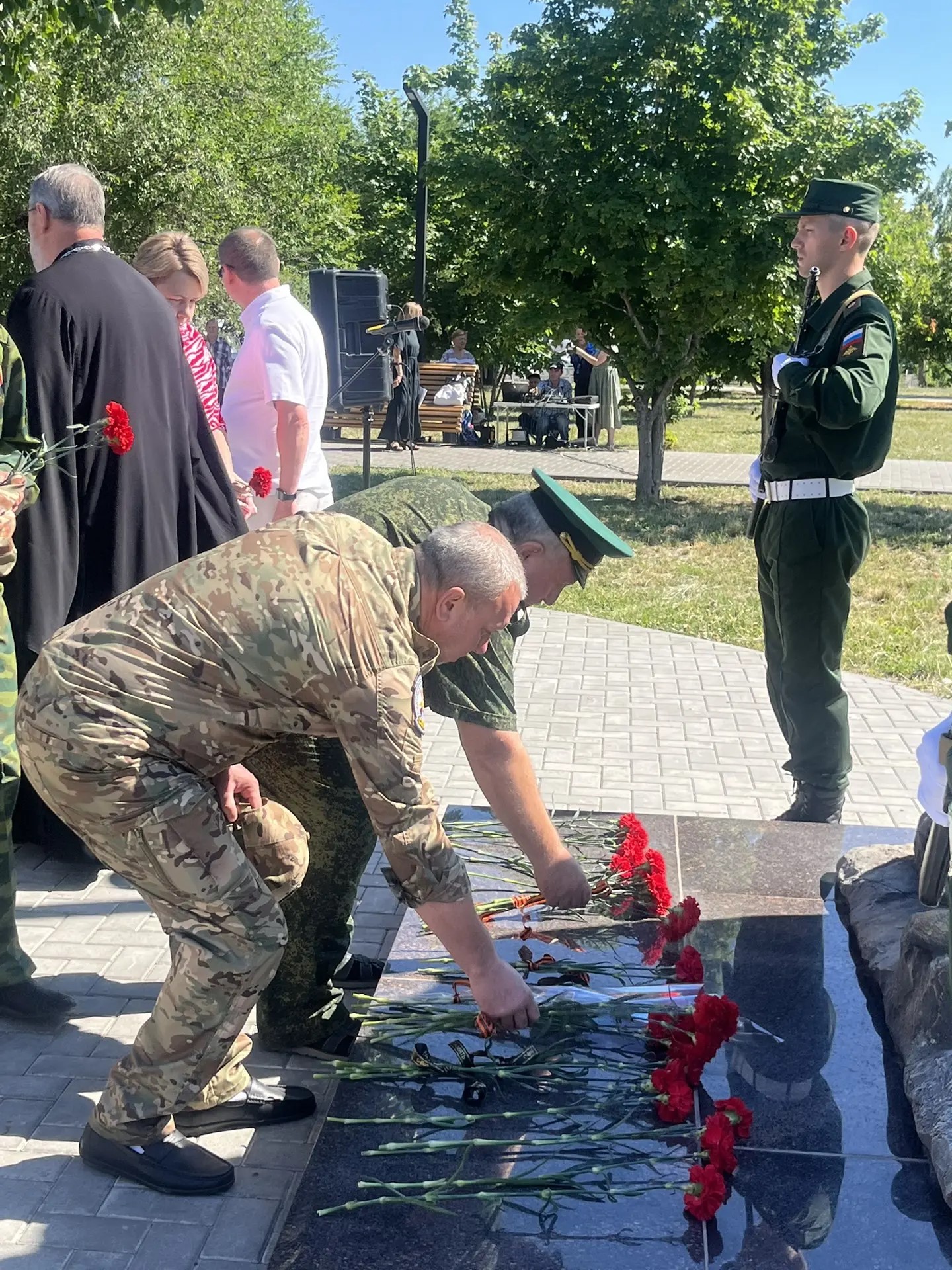 Сегодня в Парке Победы прошло мероприятие в честь Дня ветеранов боевых действий.
