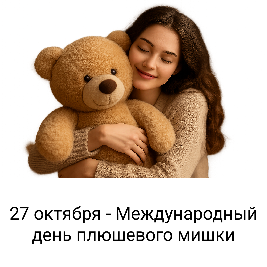 27 октября — Международный день плюшевого мишки
